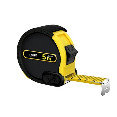 5m × 25mm Stainless Steel Dual-Scale (Metric & Imperial) Tape Measure