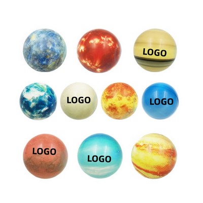 Solar System Stress Balls Soft PU Planet Toys Kids (includes 10 balls)