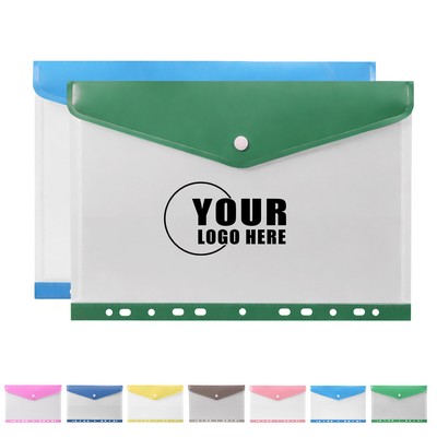 A5 Snap Closure Document Folder PP