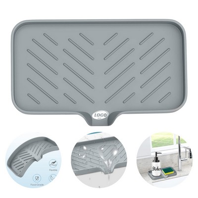 Silicone Sponge Soap Holder with Drain Spout