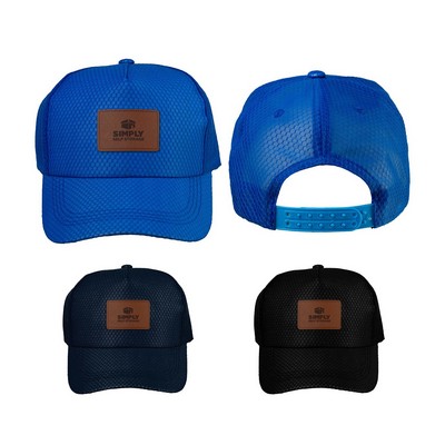 Engraved Honeycomb Pattern Hat