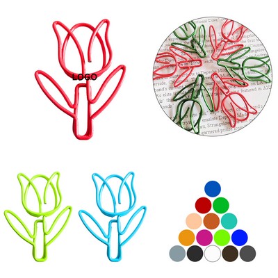 Purple Creative Tulips Clip