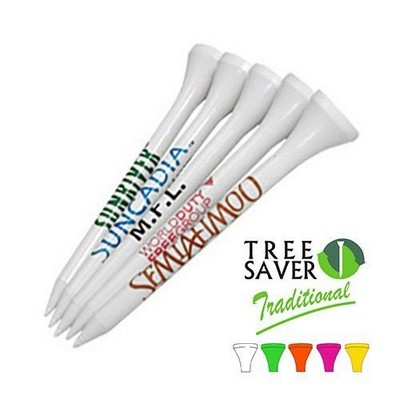 Bulk Tree Saver Eco Friendly Golf Tees 2 3/4" (Shank One Color Imprint)