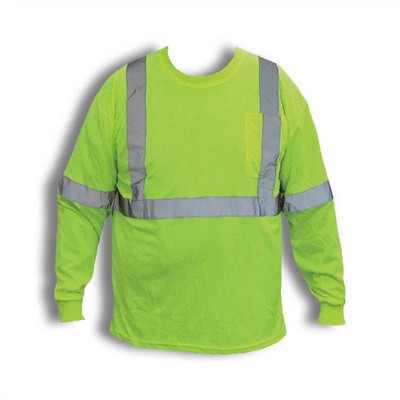 Forester 9051LONG CLASS 2 LS HI VIS T SHIRT 5.5OZ
