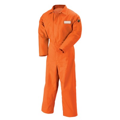 Black Stallion FO9-32CA/PT 9 OZ FLAME RESISTANT COTTON COVERALL WITH SNAP CLOSURE