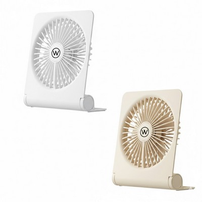 Ultra-Thin Foldable Rechargeable Quiet Desk Fan