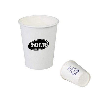 8 oz. Paper Coffee Cup Disposable Hot Cold