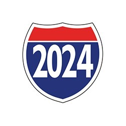 2024 Interstate Shield Vinyl Sticker