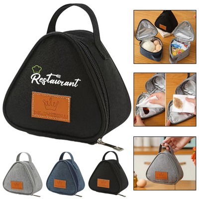 Waterproof Oxford Triangle Insulated Breakfast Bag