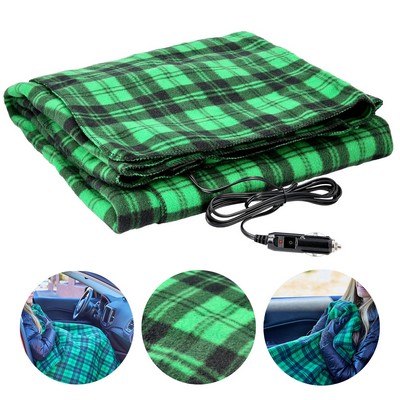 12-Volt Electric Heated Blanket for Car