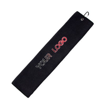 Microfiber Golf Towel with Carabiner Clip