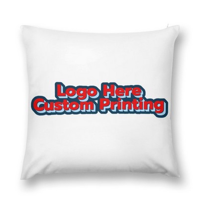 Short Plush Pillowcase Invisible Zipper Soft Skin-Friendly Home Decor 12" X12"