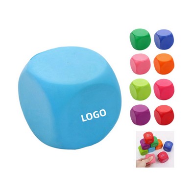 Foamed Dice Squeeze Toys