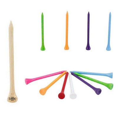 3.27'' Natural Wood Golf Tees Durable