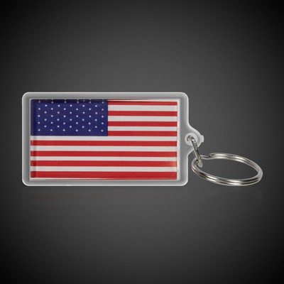 US Flag Keychain(not imprintable)