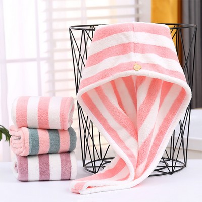 Super Absorbent Fast Drying Hair Towel Cap