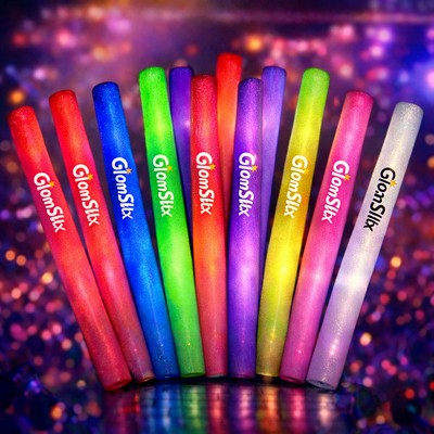 Single Color 19" Foam LED Light Up Cheer Stick