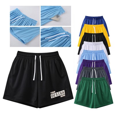American Style Mesh Quick-Dry Beach Athletic Shorts