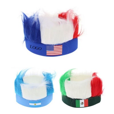 USA Patriotic Headband For Adults Soccer Football Fan Gear