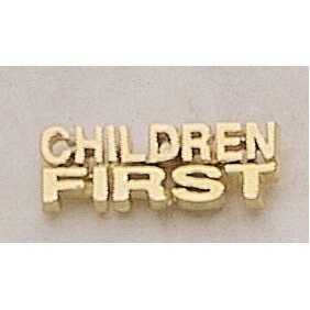 Children First Marken Design Cast Lapel Pin (Up to 1")