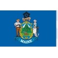 5'x8' Maine State Nylon Outdoor Flag - Style C
