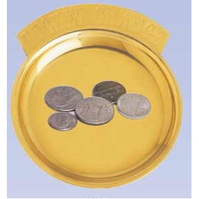 Brass Pocket Change Plate