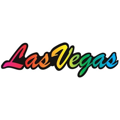 Las Vegas Promotional Magnet w/ Strip Magnet (4 Square Inch)