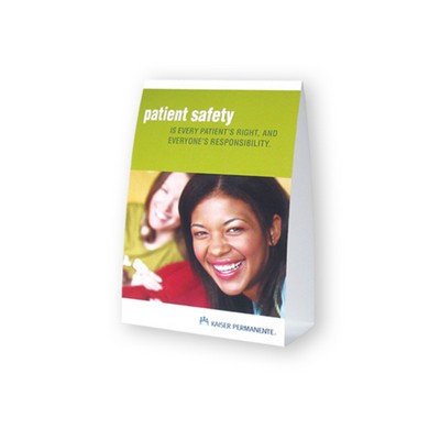 Table Display - 5"x3 1/2" Rectangle Advertising Table Tent Custom Printed