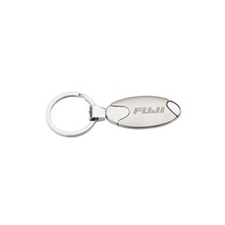 Millennium Series Oval 2 Tone Keychain