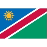 2'x3' Namibia U.N. Nylon Outdoor Flag - Style C