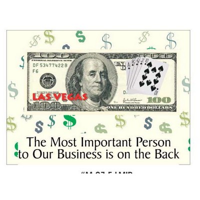 Las Vegas Royal Flush $100 Bill Photo Hand Mirror (2½"x3½")