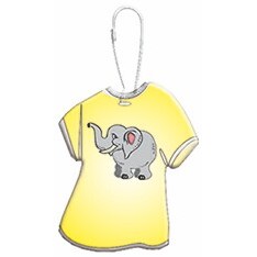 Elephant T-Shirt Zipper Pull