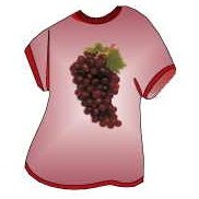 Purple Grapes T-Shirt Lapel Pin