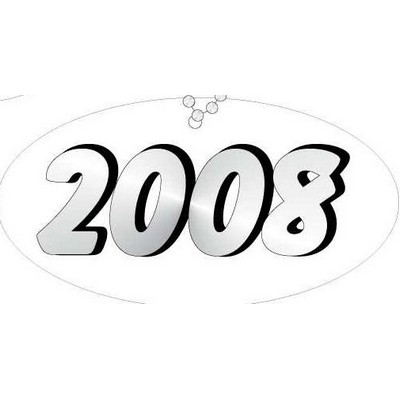 School Year Promotional Key Chain w/ Black Back (6 Square Inch)