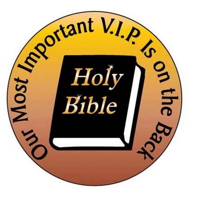 Holy Bible Round Hand Mirror (2½" Diameter)