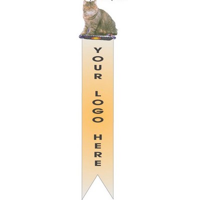 Exotic Shorthair Cat Bookmark w/ Black Back