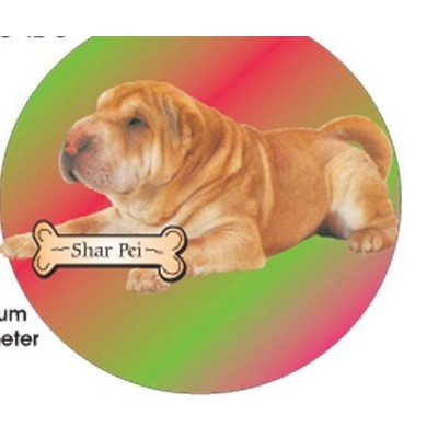 Shar Pei Dog Acrylic Coaster w/Felt Back