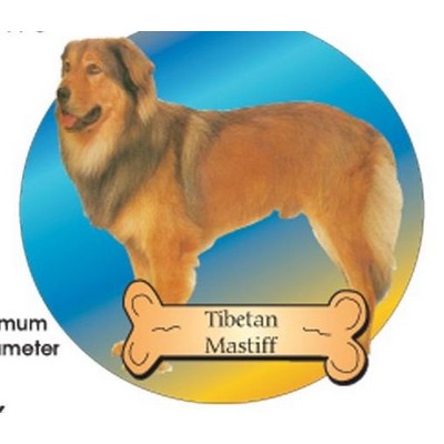 Tibetan Mastiff Dog Acrylic Coaster w/Felt Back