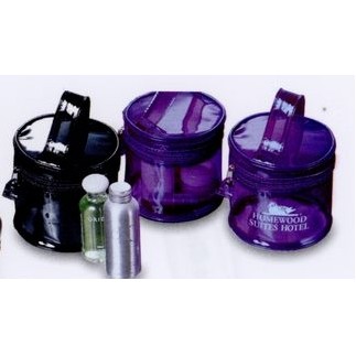 Circular Cosmetic Bag