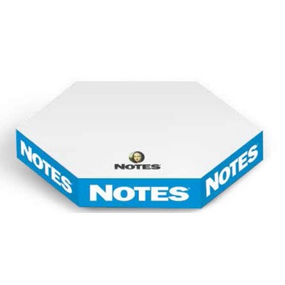 Thins® Octagon Stik-Withit® Note Cube® Notepad (3 1/2"x3 1/2")
