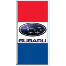 Double Faced Free Flying Drape Flags (Subaru®)