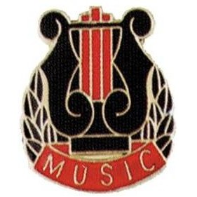 Music Award Pin - Music