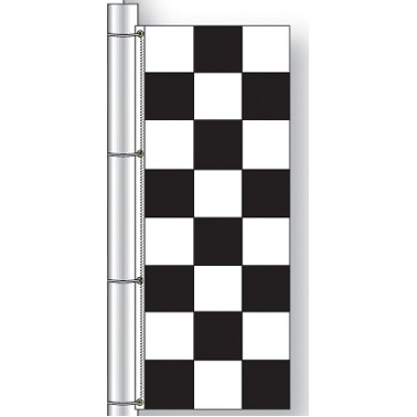 Interceptor® Checker Drape Flag (3' x 8')