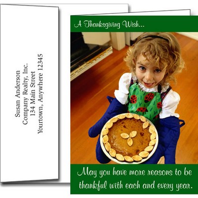 Thanksgiving Greeting Cards w/Imprinted Envelopes