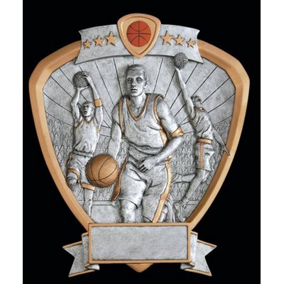 Basketball Male Signature Shield Award