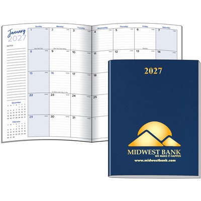 Large Deluxe Monthly Saddle Stitched Planner
