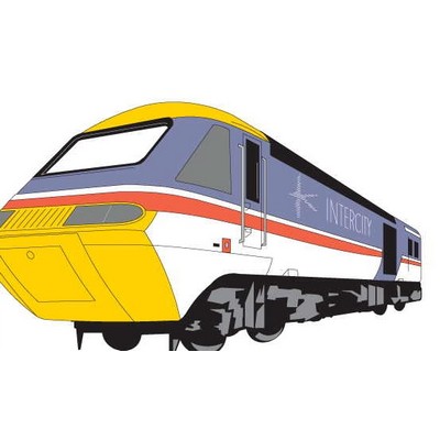 Modern Train Maxi Magnet (8 Square Inch)