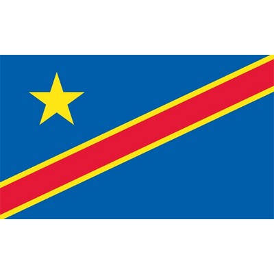 Democratic Republic Of The Congo National Flag (3'x5')