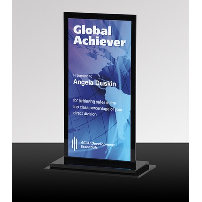 CINCH: Economy Rectangle Acrylic & Metal Desk Award