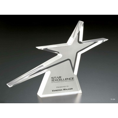 Shooting Star Acrylic Award